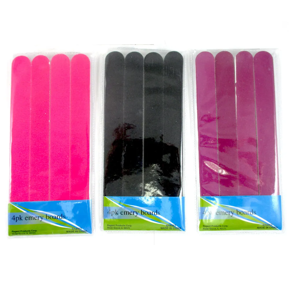 12 New Double Sided Nail File Manicure Pedicure Emery Boards Slumber Party Favor