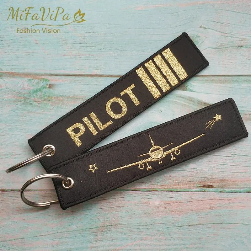 3 PCS FASHION TRINKET PILOT KEY CHAIN