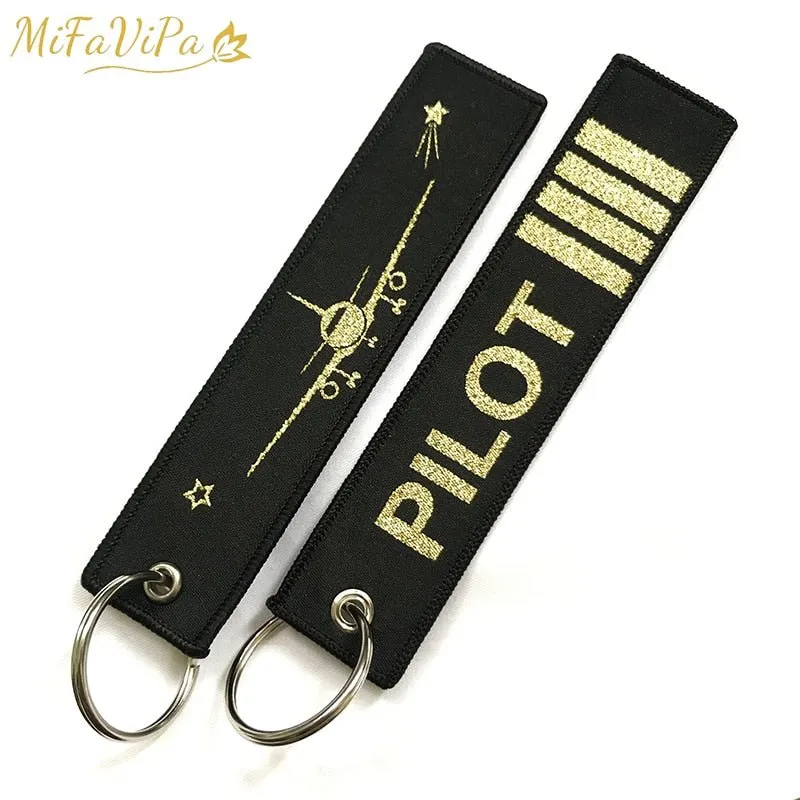 3 PCS FASHION TRINKET PILOT KEY CHAIN