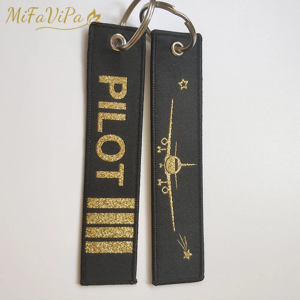 3 PCS FASHION TRINKET PILOT KEY CHAIN