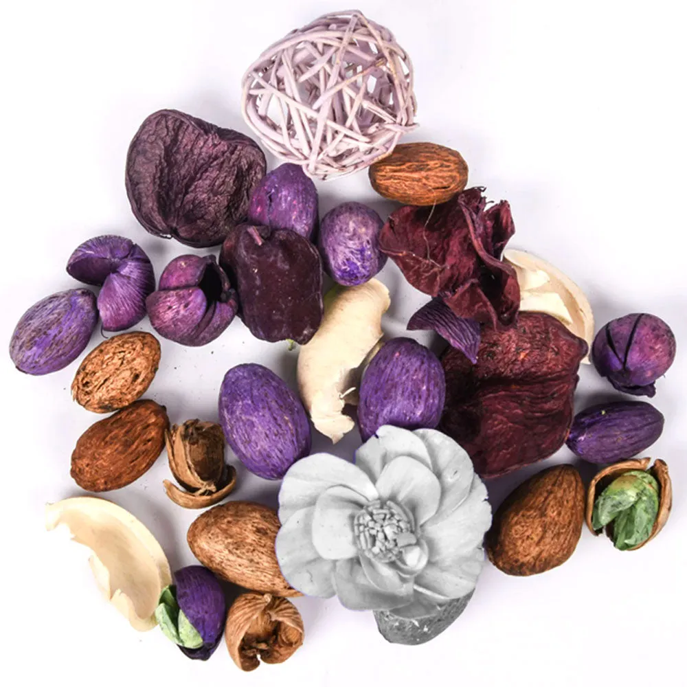 4 Bags Potpourri Lavender Fields Aroma Petals Scent Dried Flower Bowl Vase Decor