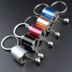 Auto Racing Gear Shift Keychain