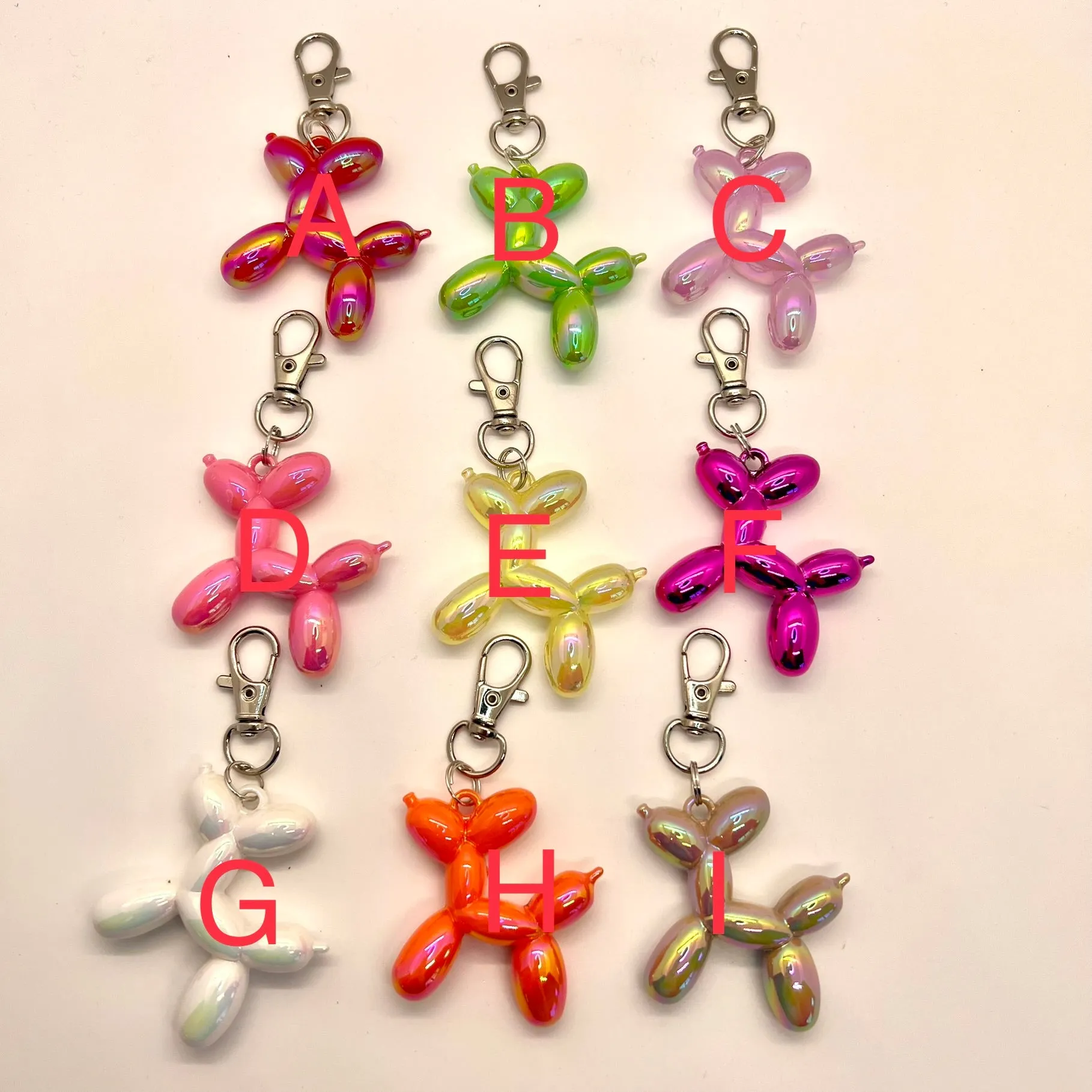 Balloon Animal Keychain