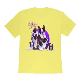Boston Terrier Combo Design on a Bella   Canvas 3001 - Unisex Jersey Short Sleeve Tee