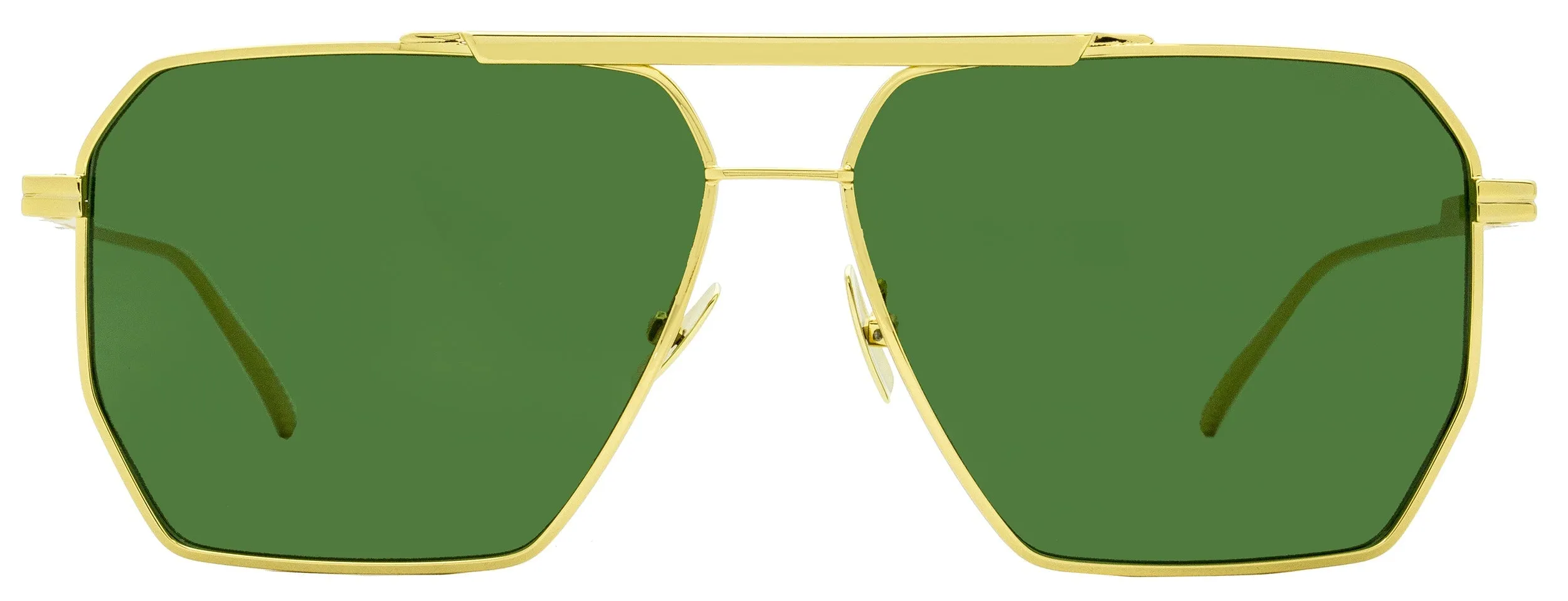 Bottega Veneta Men's  Sunglasses BV1012S 004 Gold 60mm