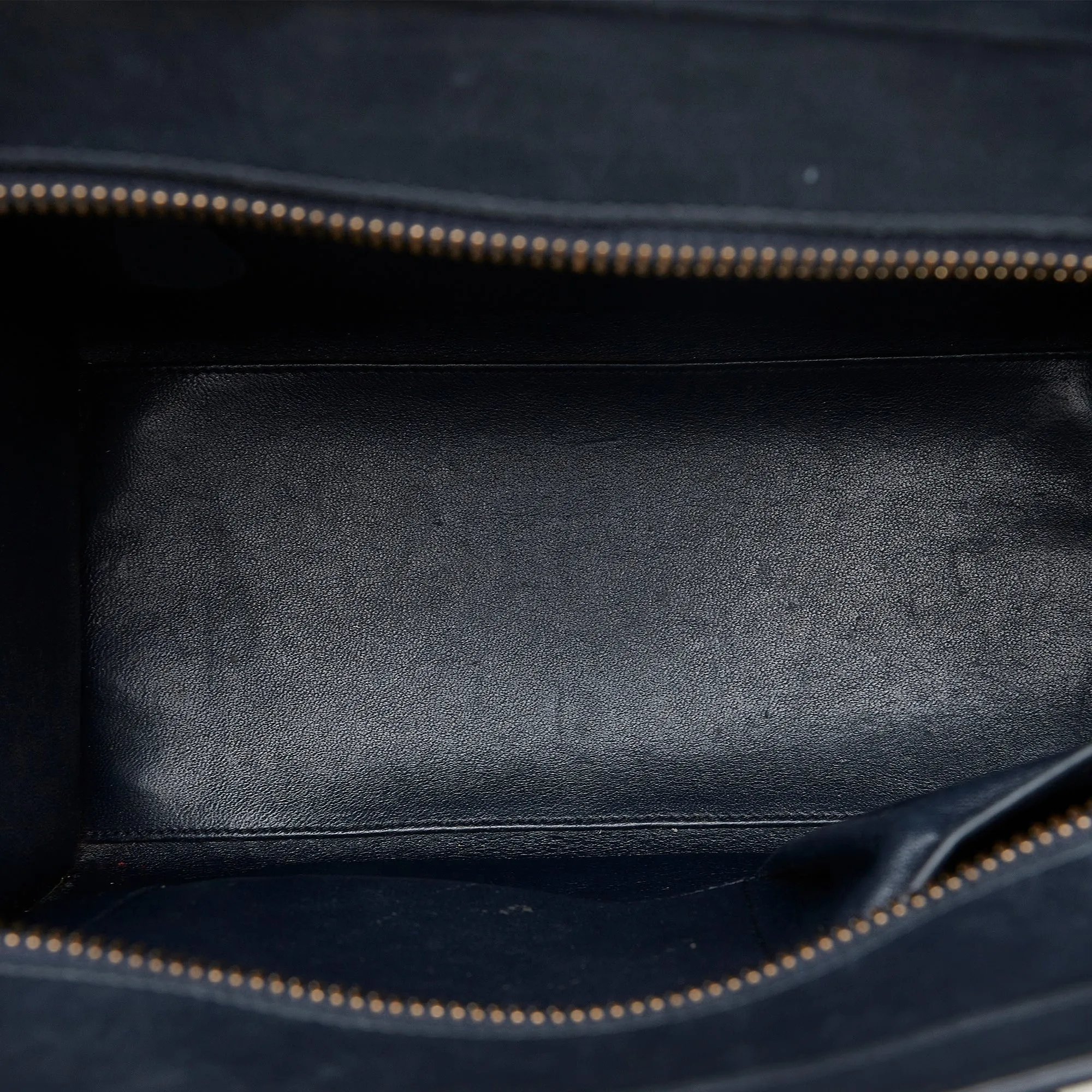 Brown Celine Micro Luggage Tote Handbag