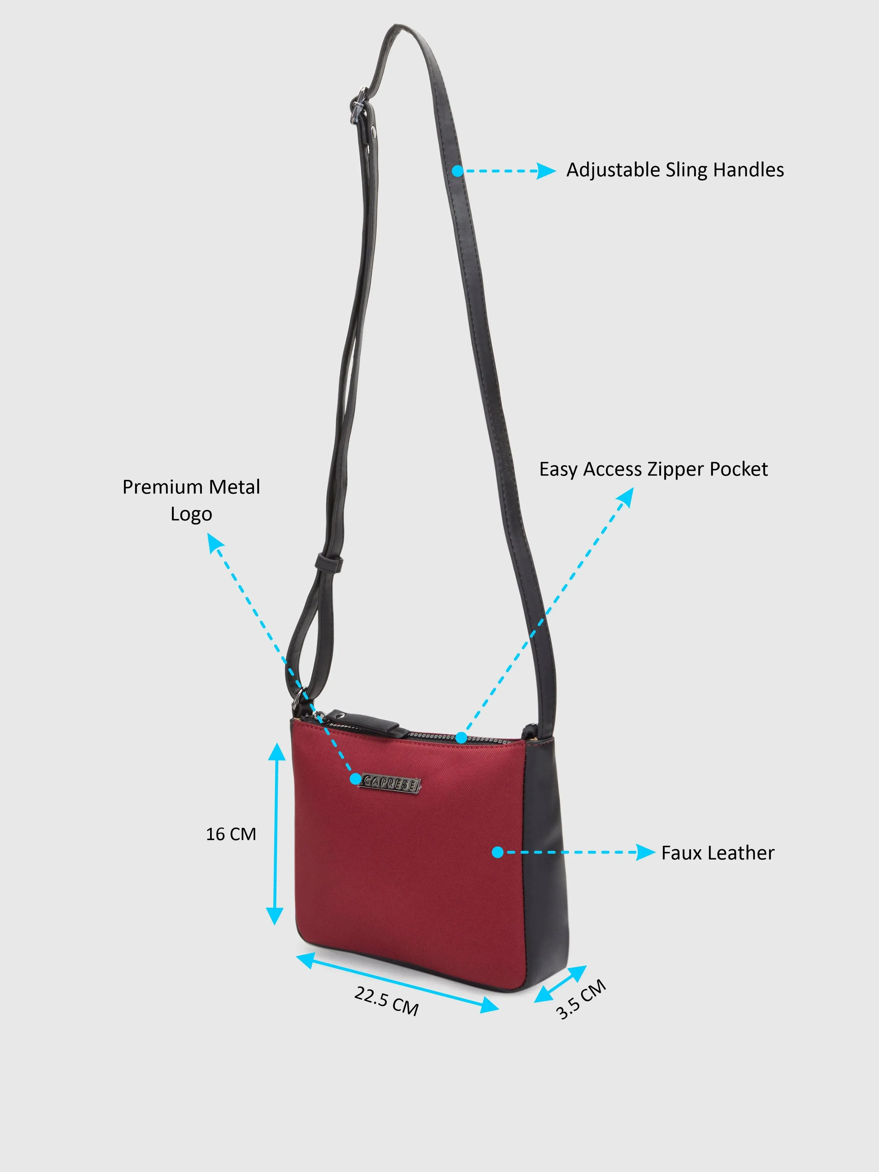Caprese Rogue Sling Small Red