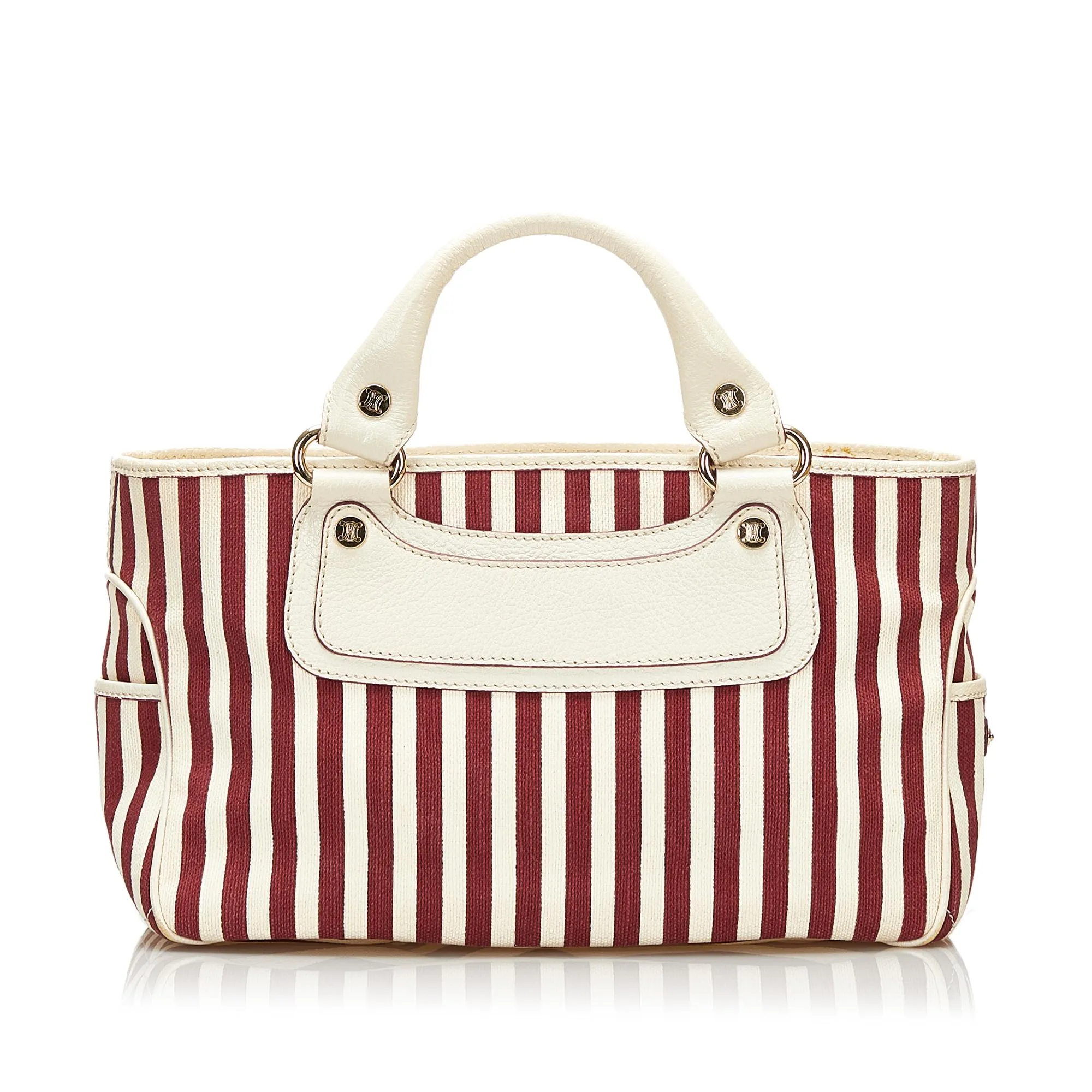 Celine Boogie Canvas Handbag (SHG-35744)