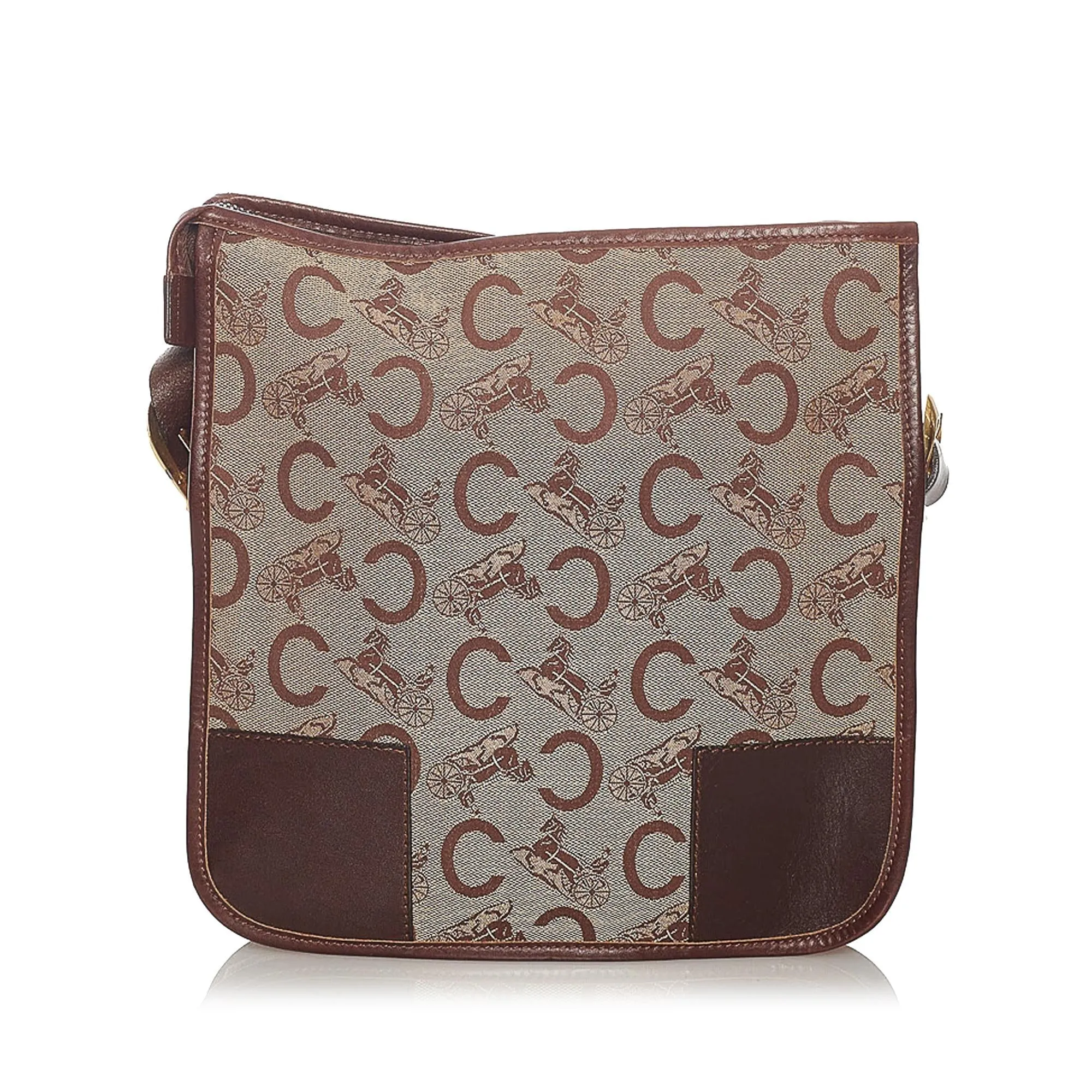 Celine C Carriage Canvas Crossbody Bag (SHG-27824)