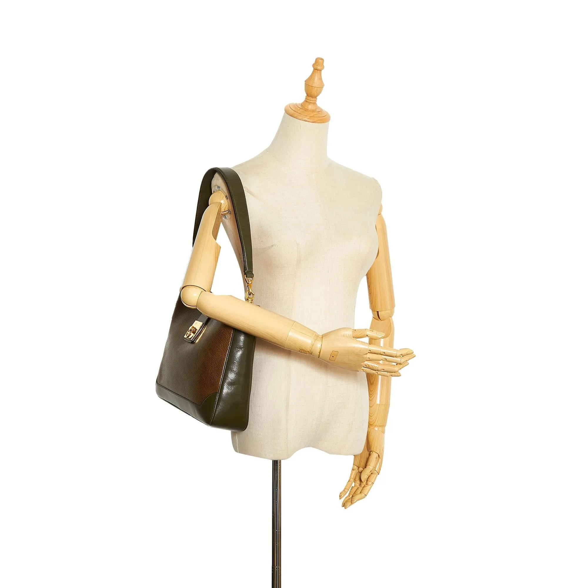 Celine Leather Shoulder Bag (SHG-sCPCJs)