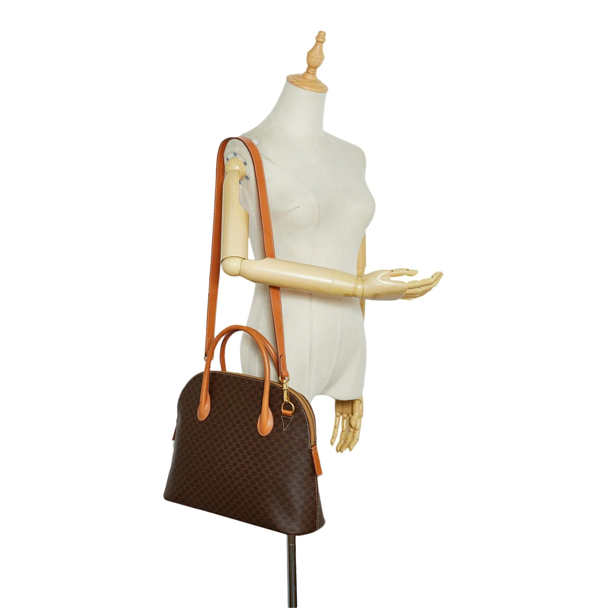 Celine Macadam Dome Satchel (SHG-t5stLF)