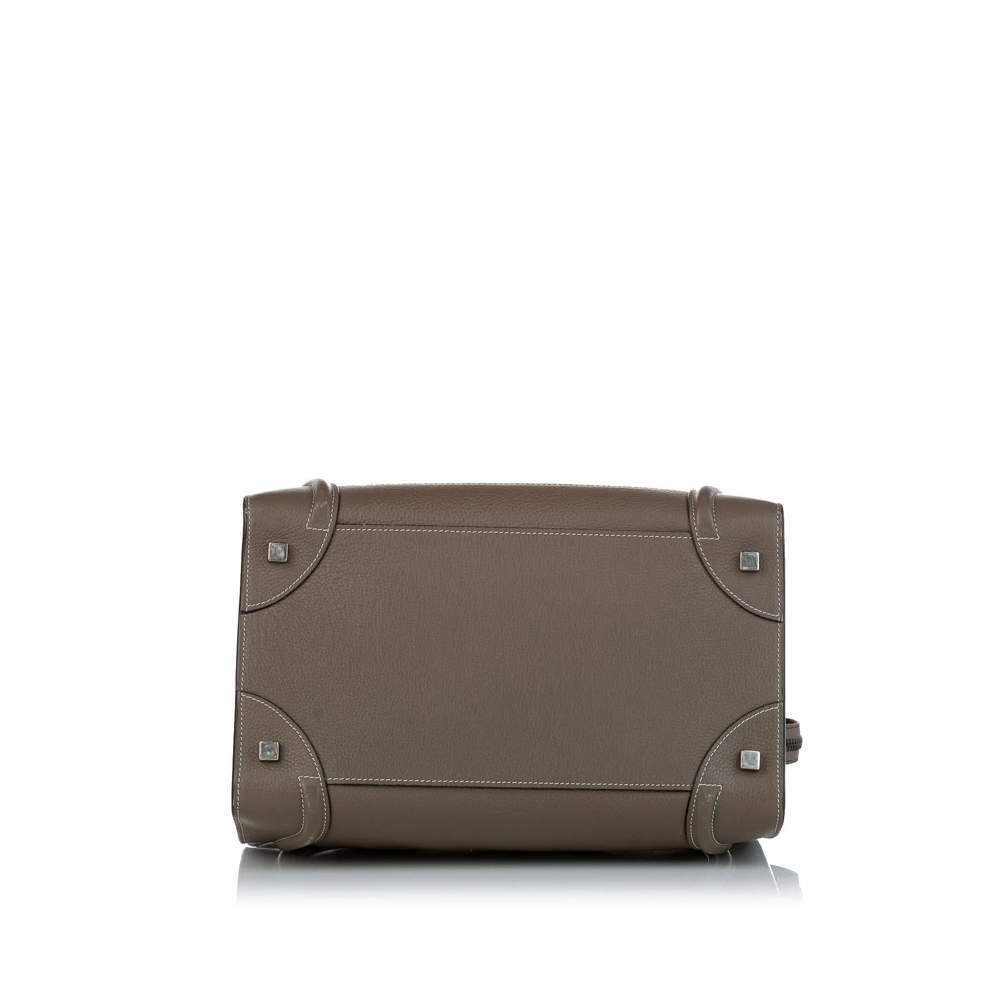 Celine Mini Luggage Leather Tote Bag (SHG-29299)