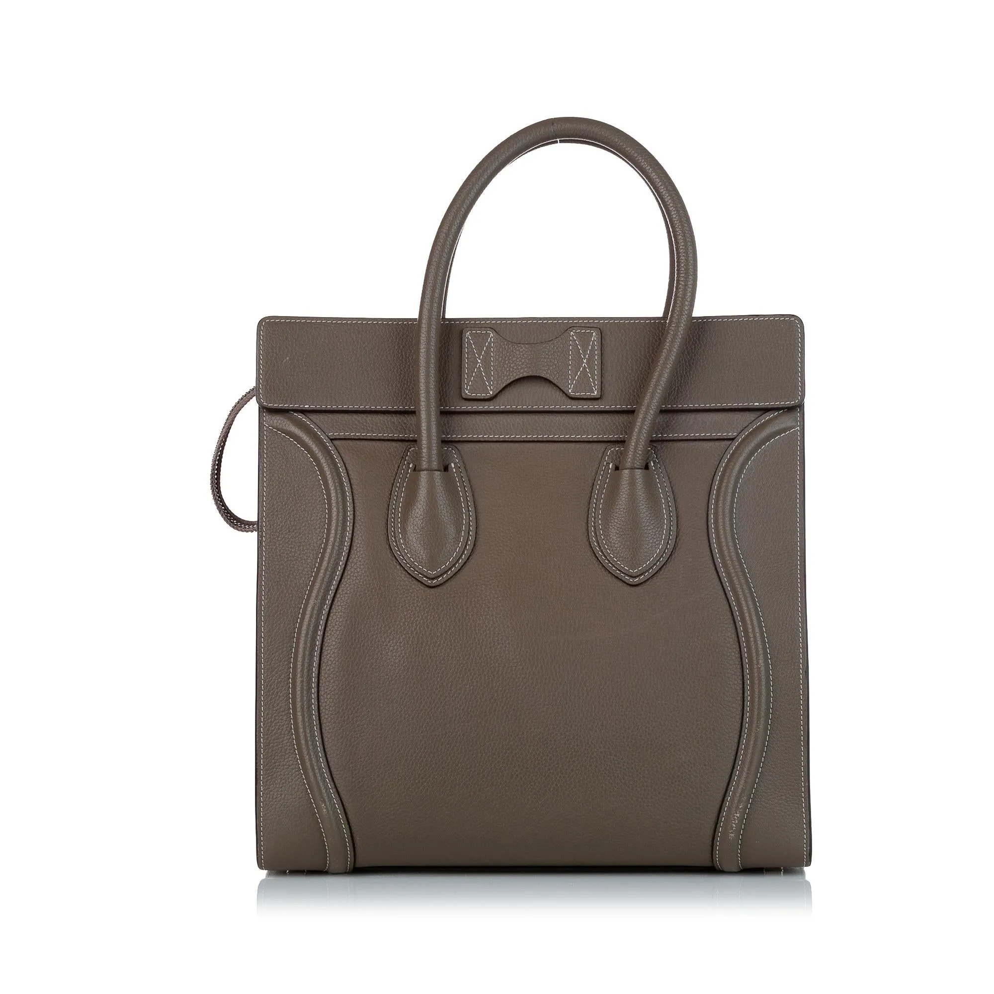 Celine Mini Luggage Leather Tote Bag (SHG-29299)