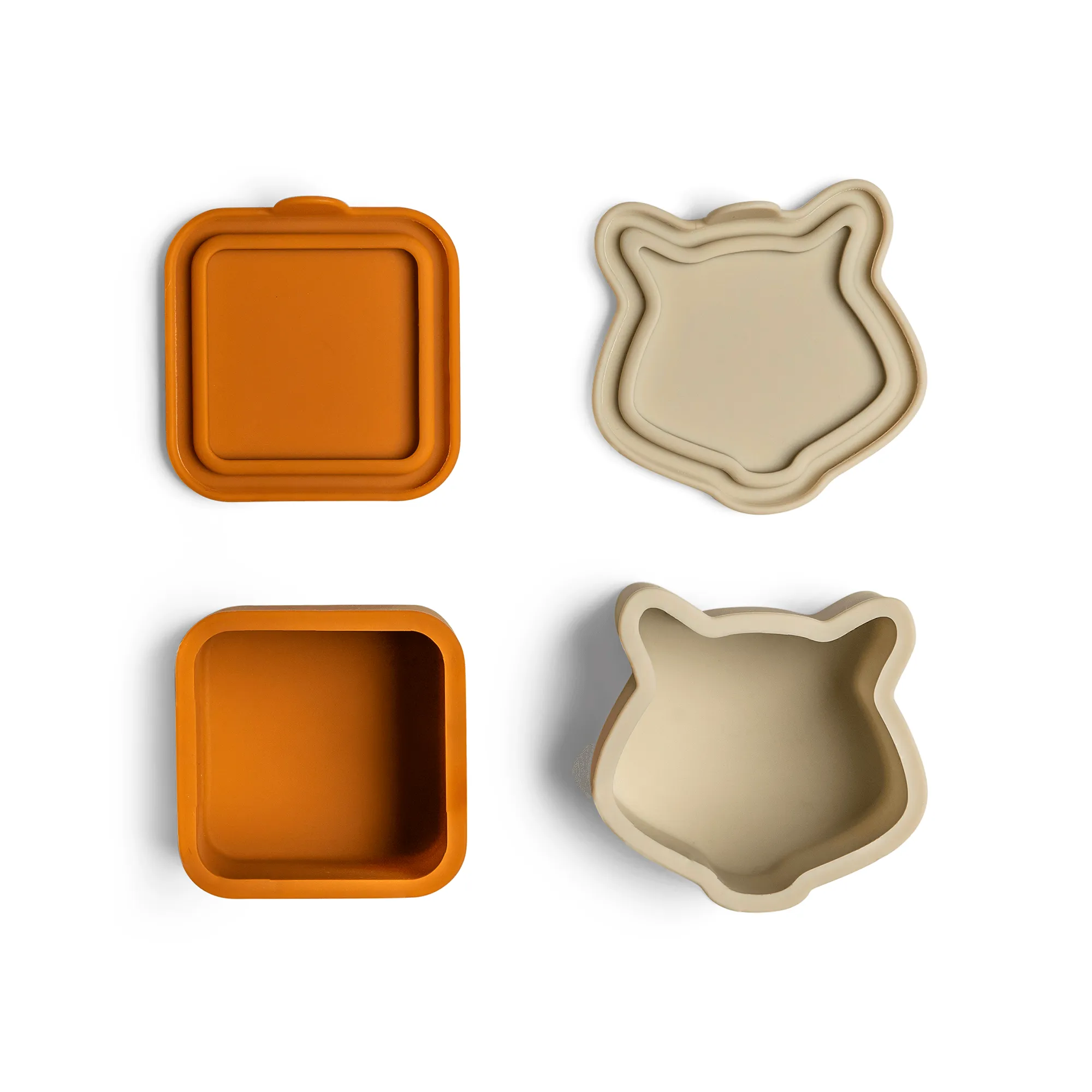 Citron Silicone Lunchbox Organizers 3 