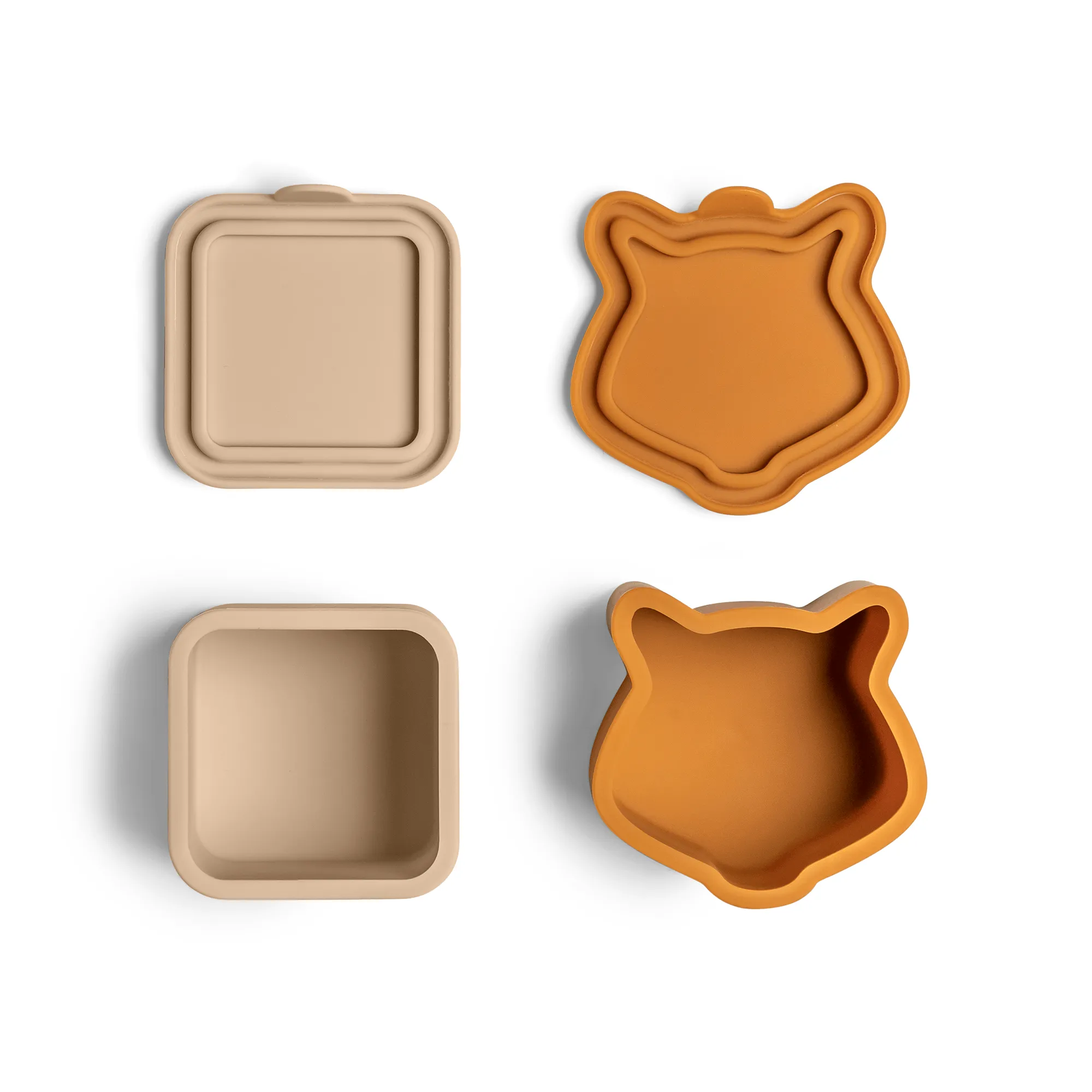 Citron Silicone Lunchbox Organizers 3 