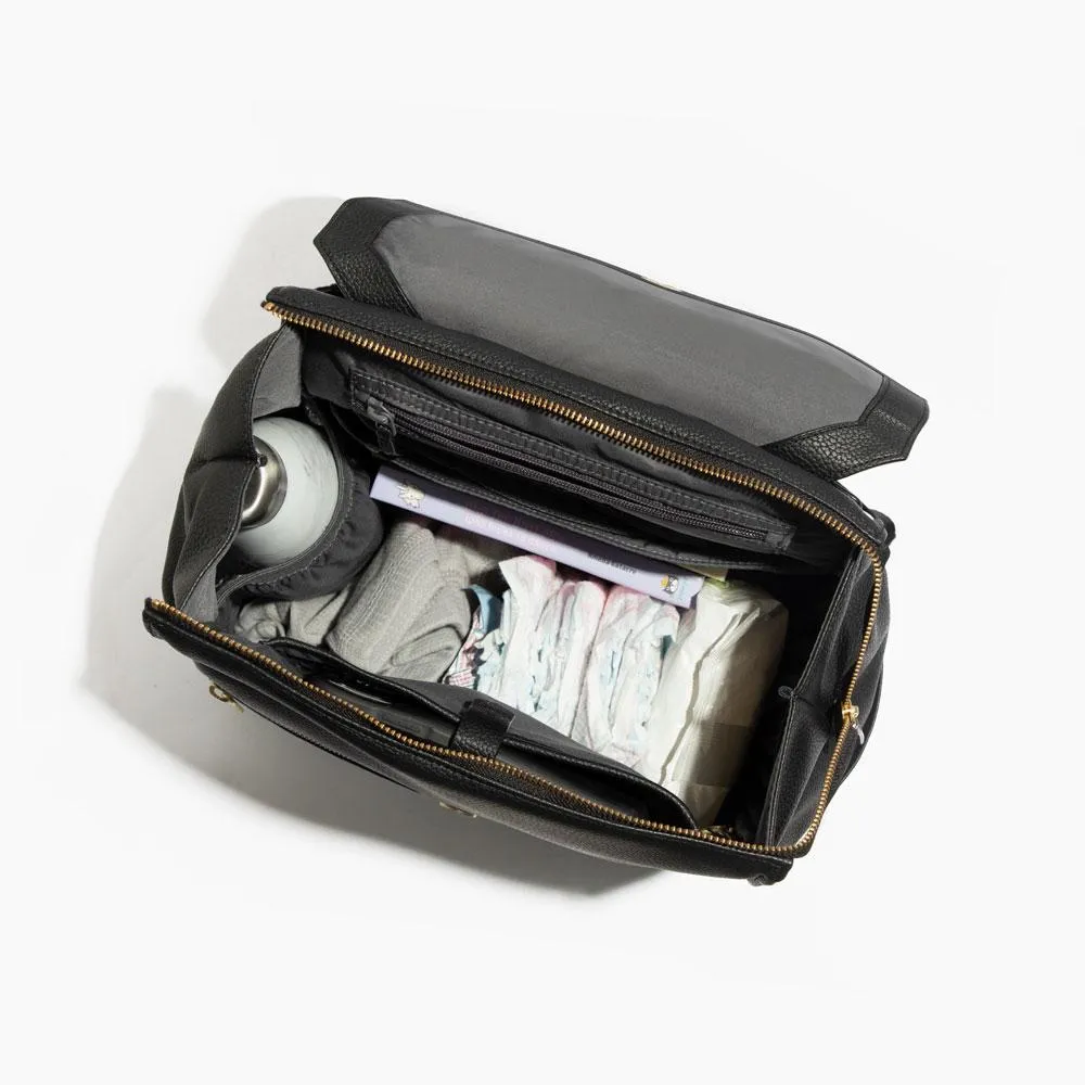 Classic Diaper Bag II - Ebony by Freshly Picked