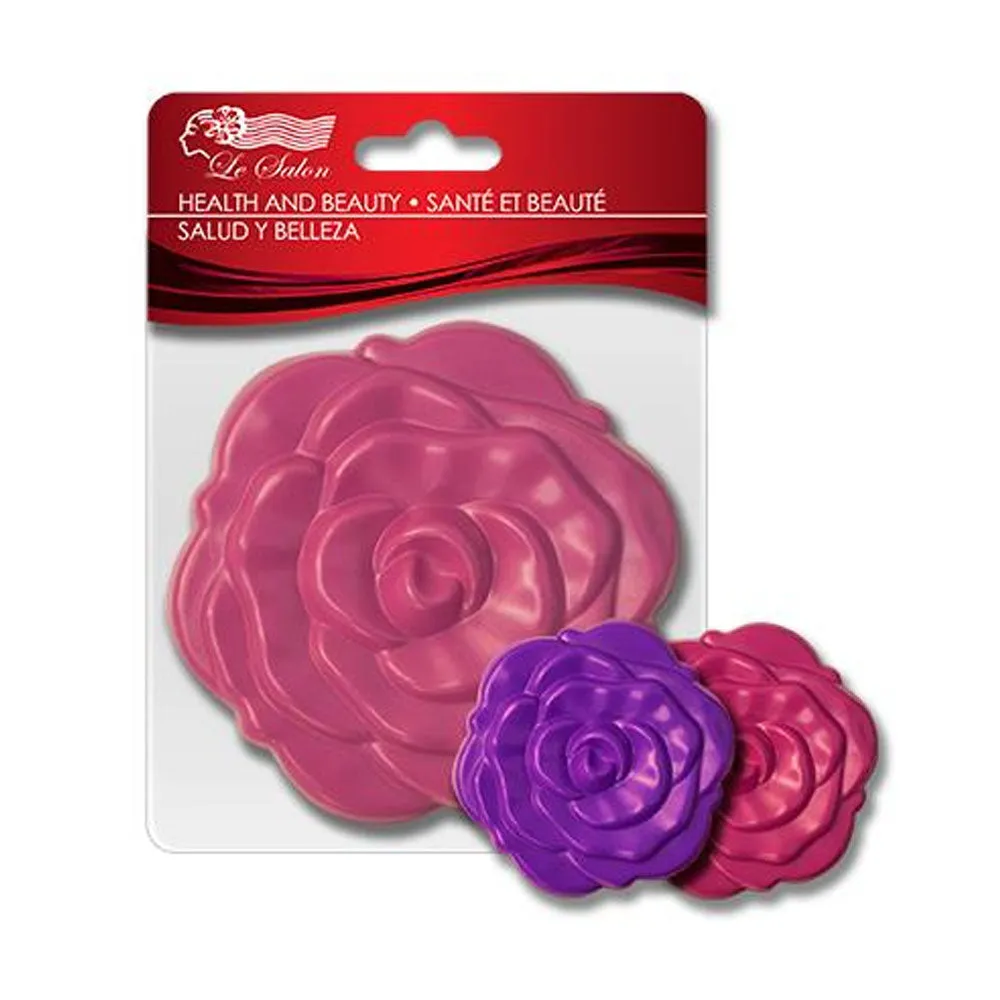 Compact Portable Pocket Mirror Rose Double Sided Folding Magnifying Makeup Stand