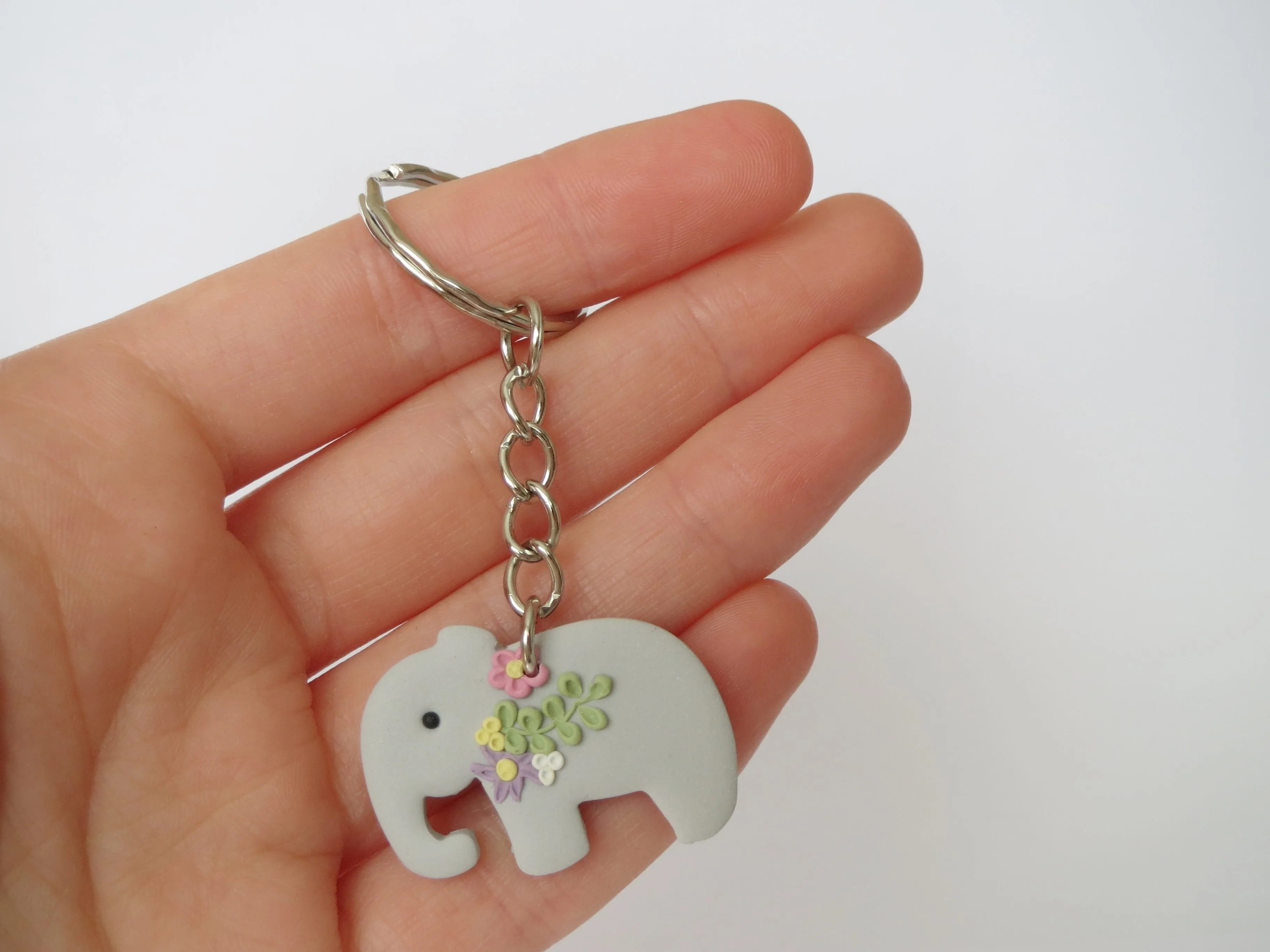 Elephant keyring