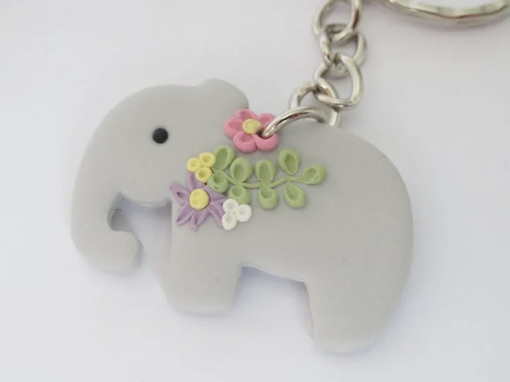 Elephant keyring