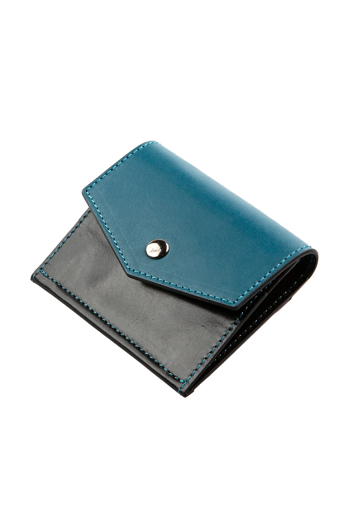Envelope Leather Card & Coin Case