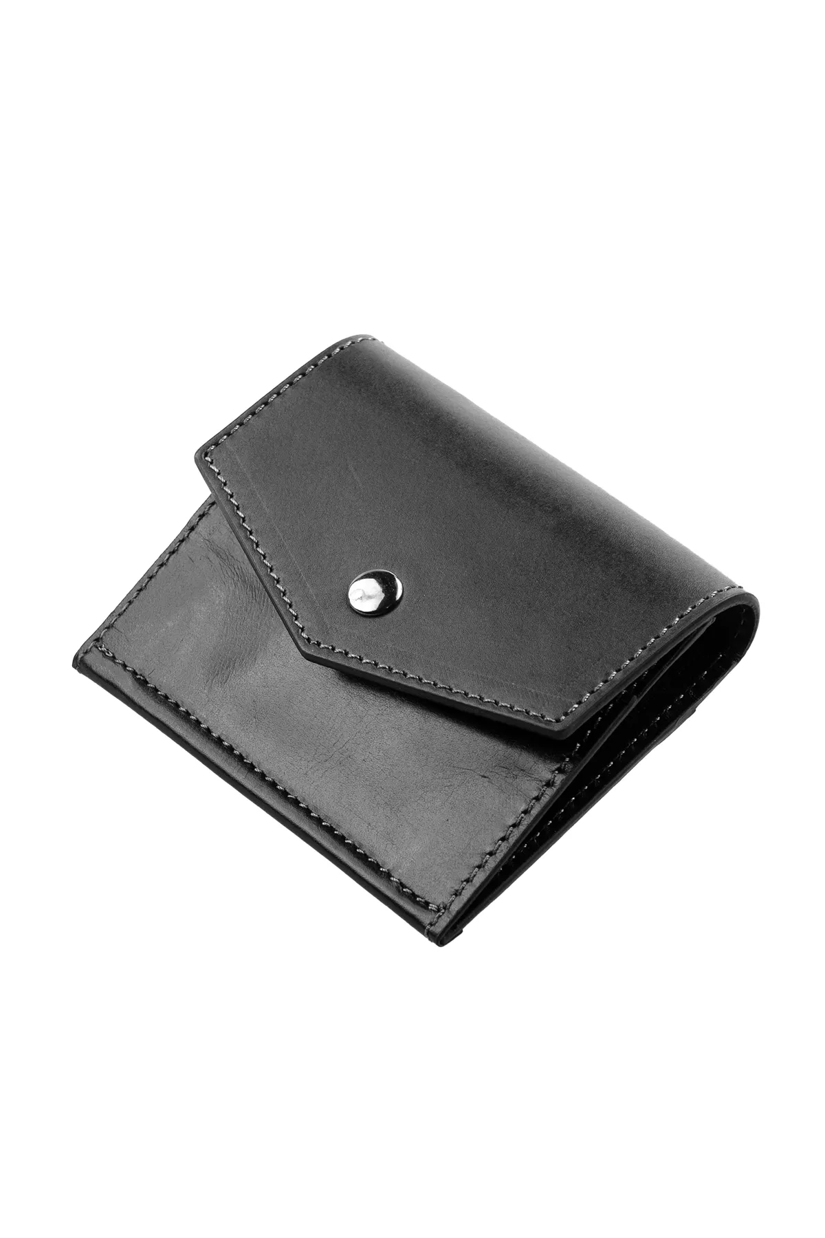 Envelope Leather Card & Coin Case