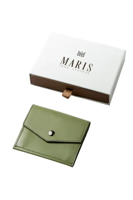 Envelope Leather Card & Coin Case