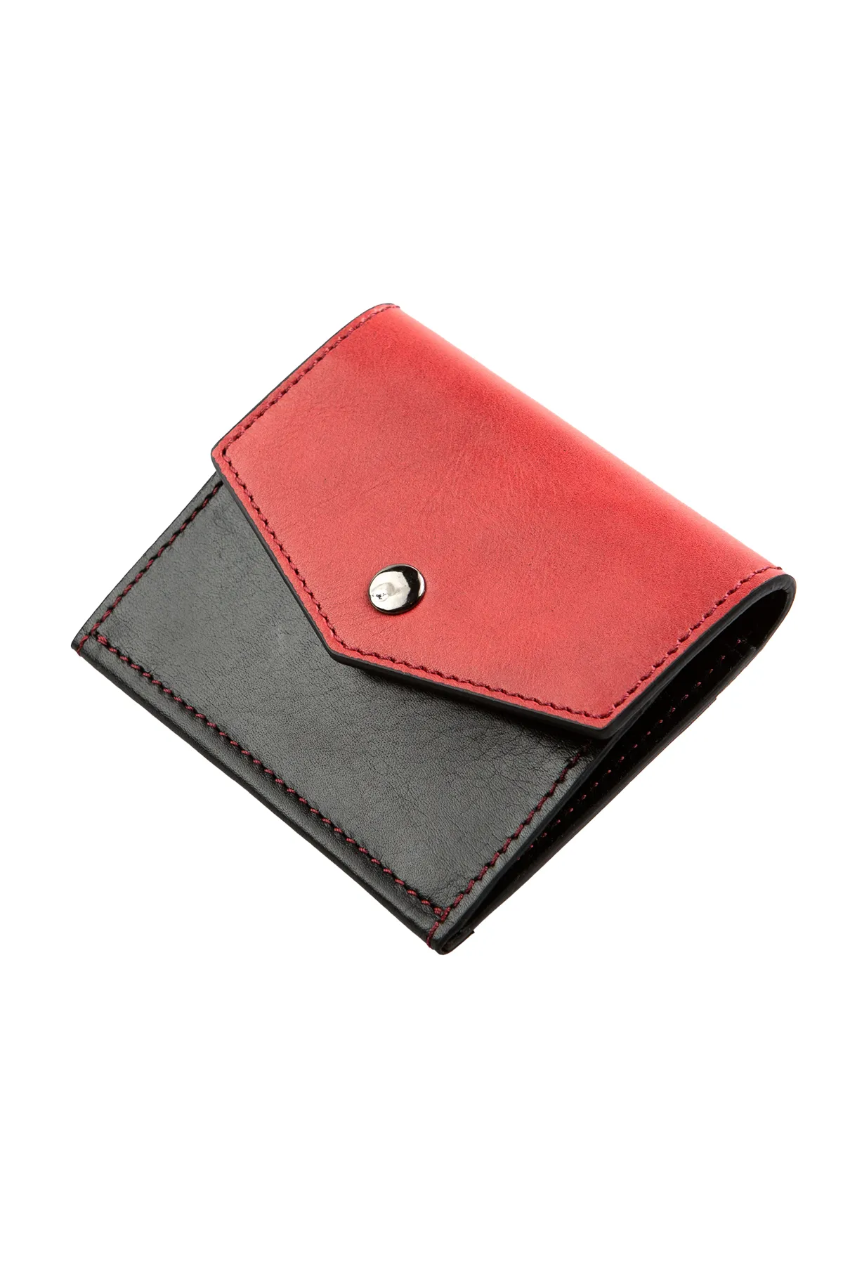 Envelope Leather Card & Coin Case