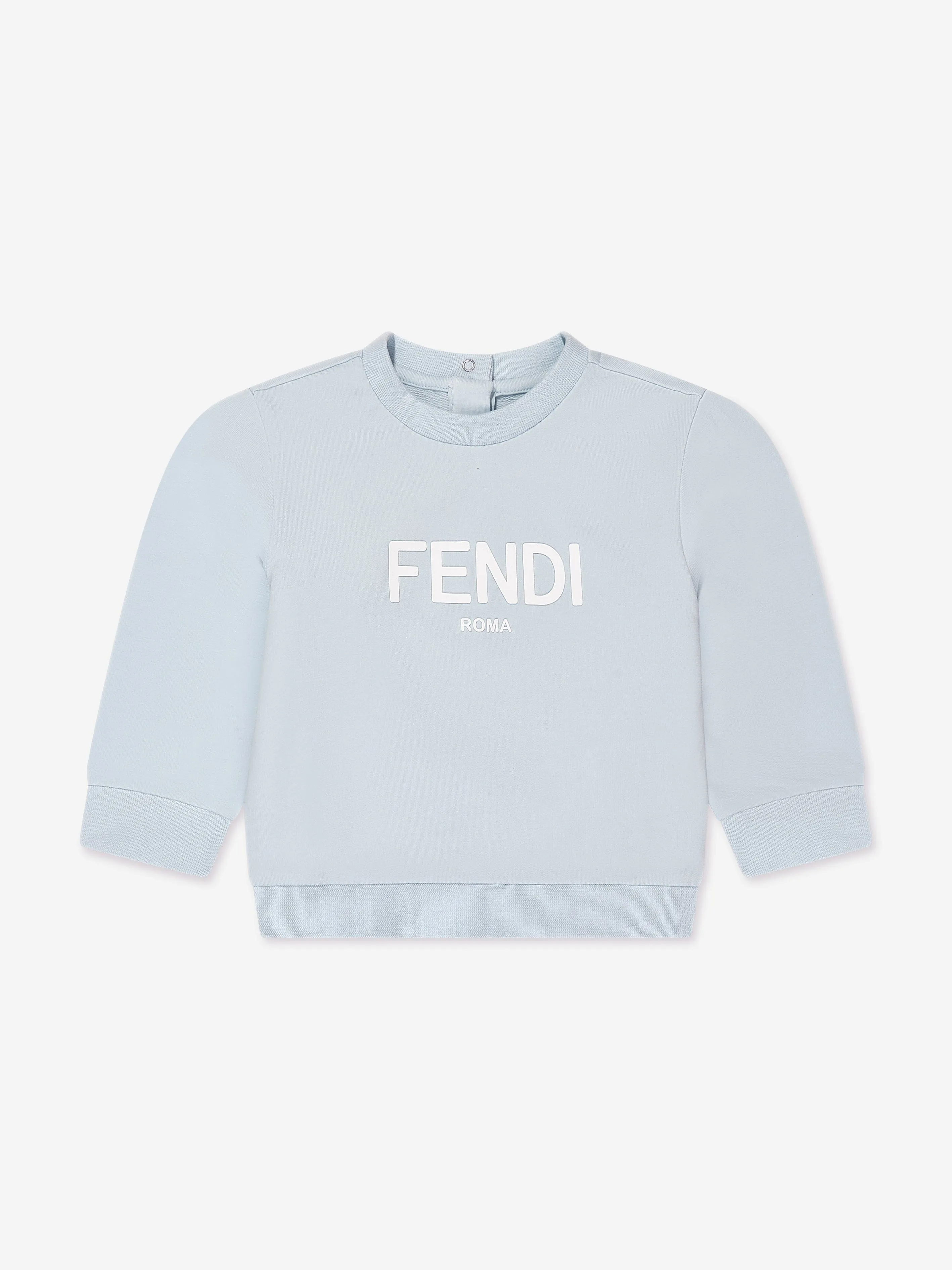 Fendi Baby Logo Sweatshirt in Blue