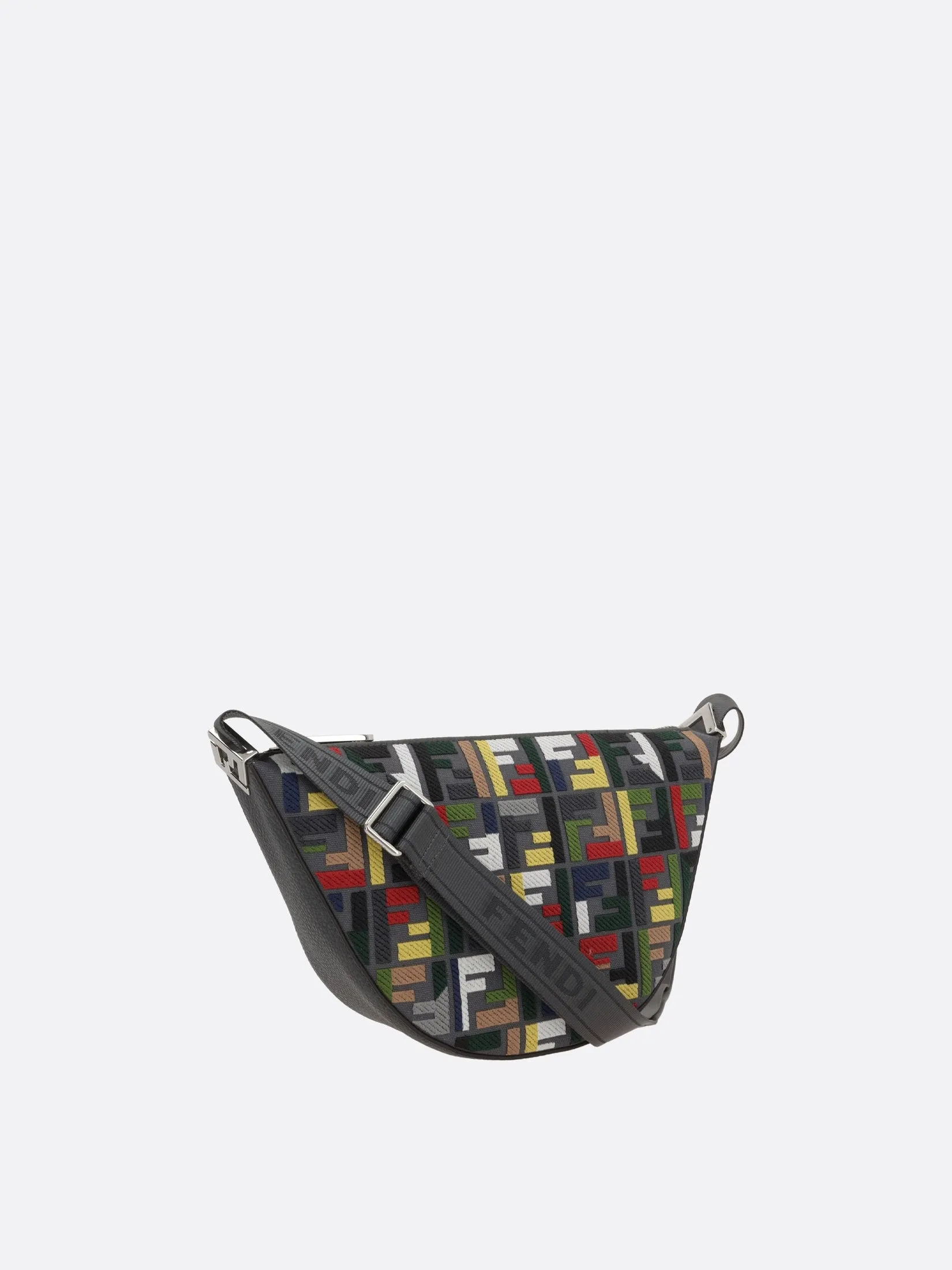 FF Canvas Leather Crossbody Bag