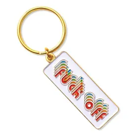 Fuck Off (Rainbow) Key Chain