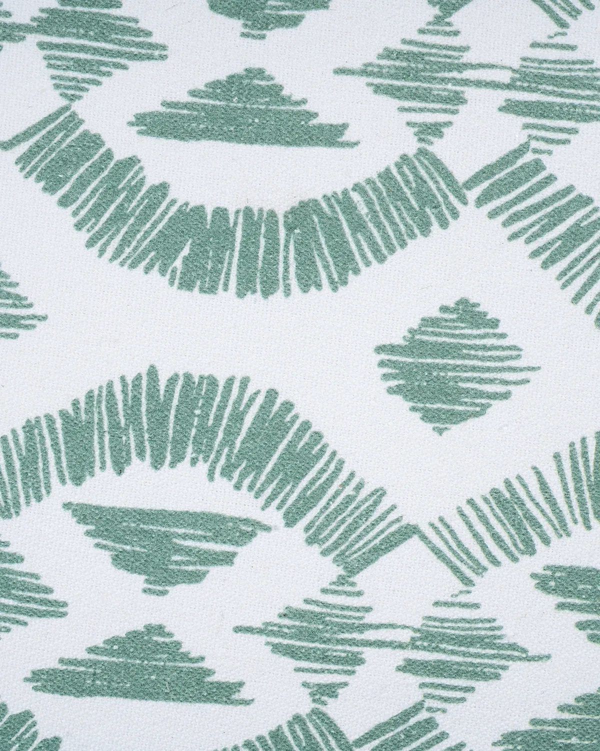 Green Printed stool