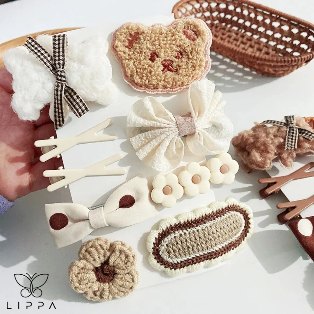 Hair Pin Set with 8 Unique Designs