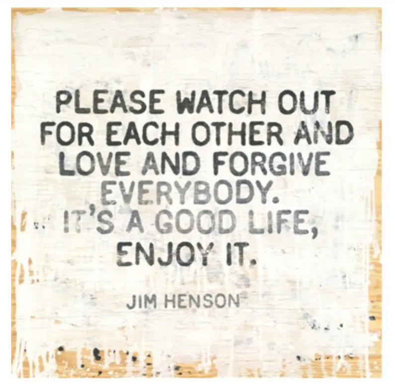 Jim Henson Quote Art Print