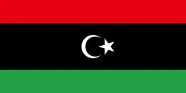 Libya National Flag Printed