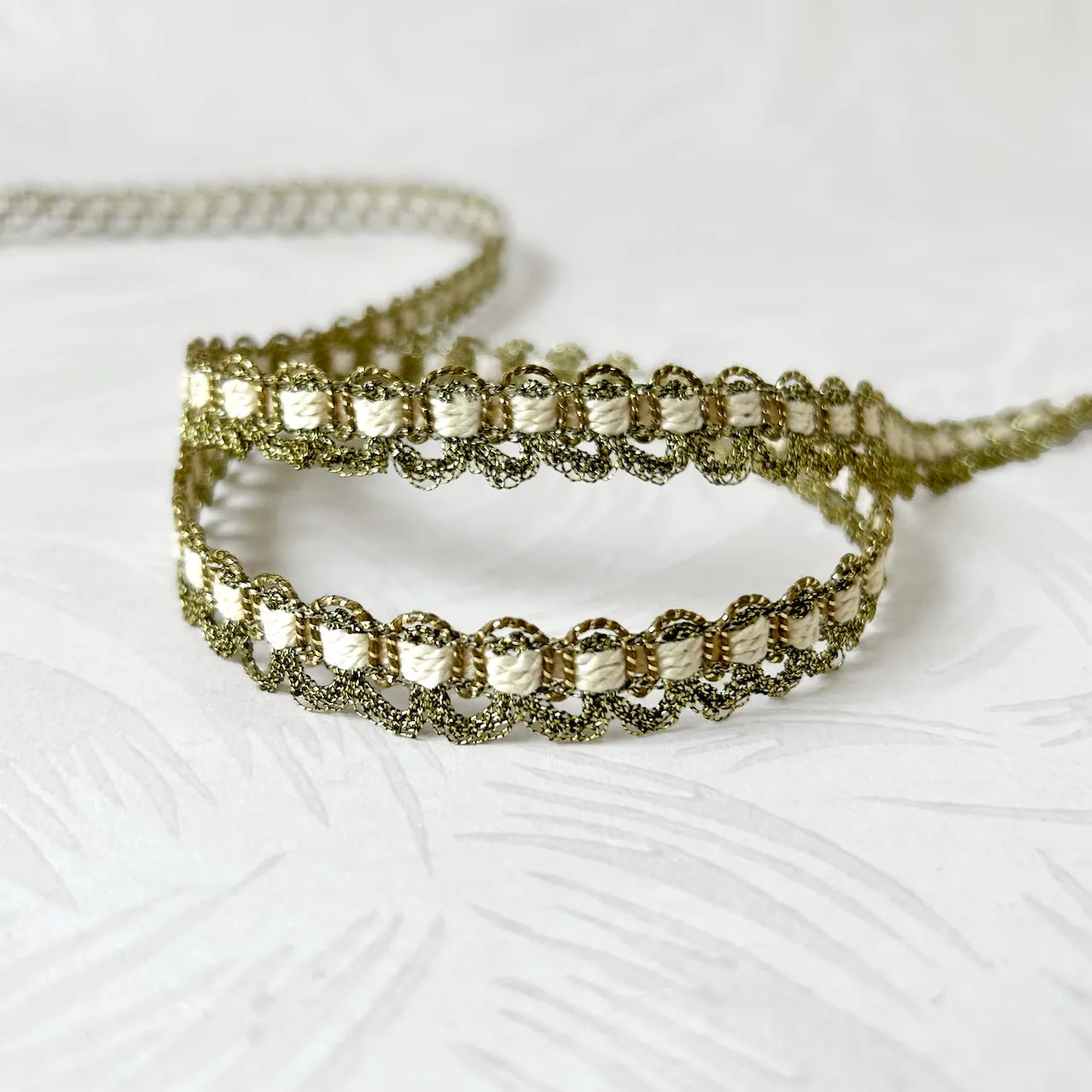 Metallic Inset Loop Braid - Multiple Colorways