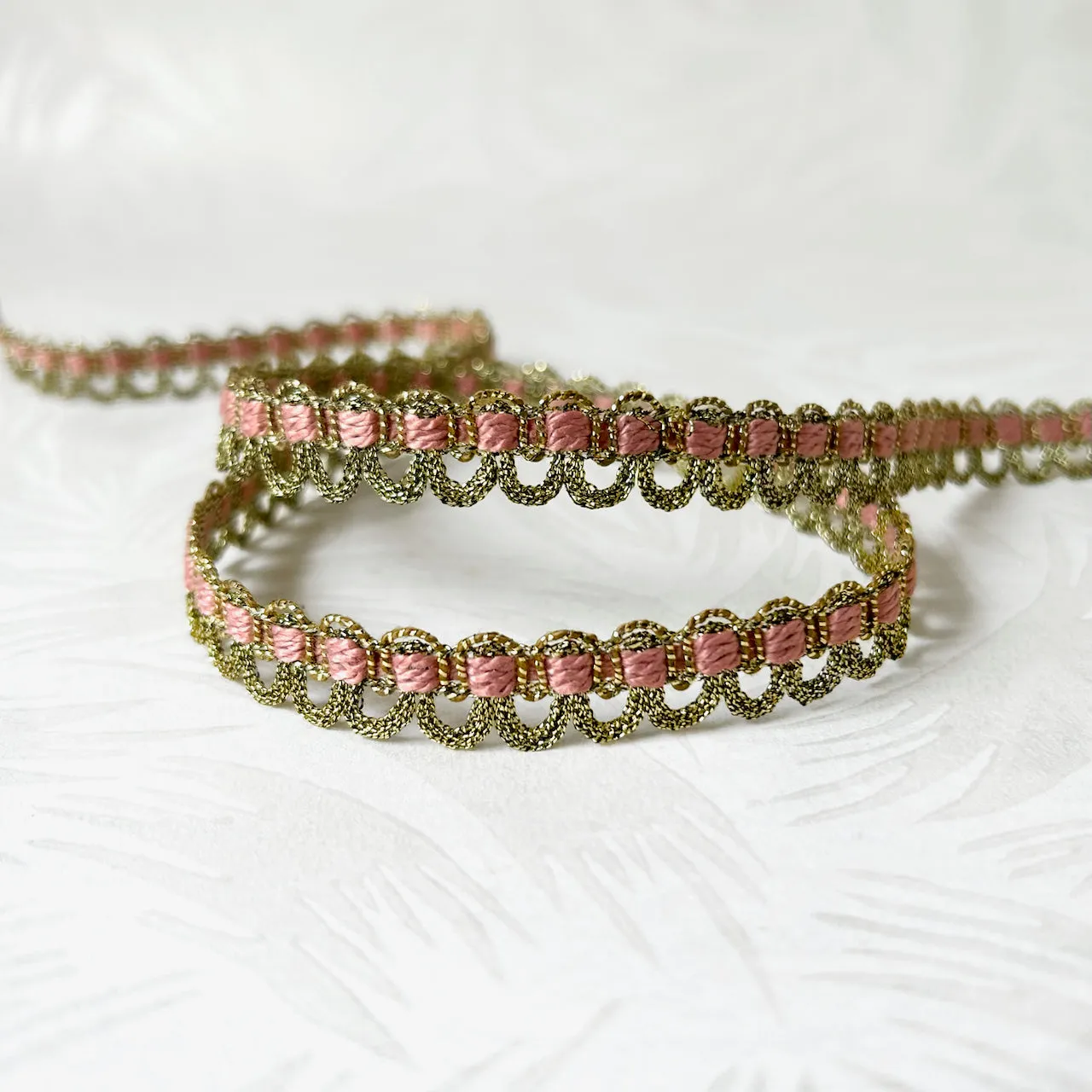 Metallic Inset Loop Braid - Multiple Colorways