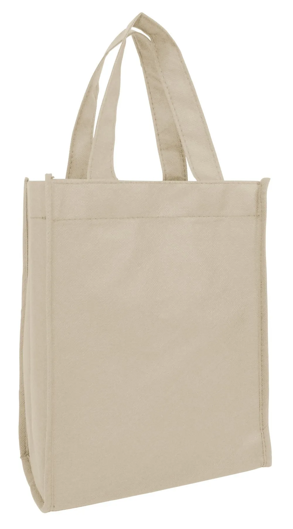 Non Woven 8" Gift Tote Bag / Economy Book Bag - GN18