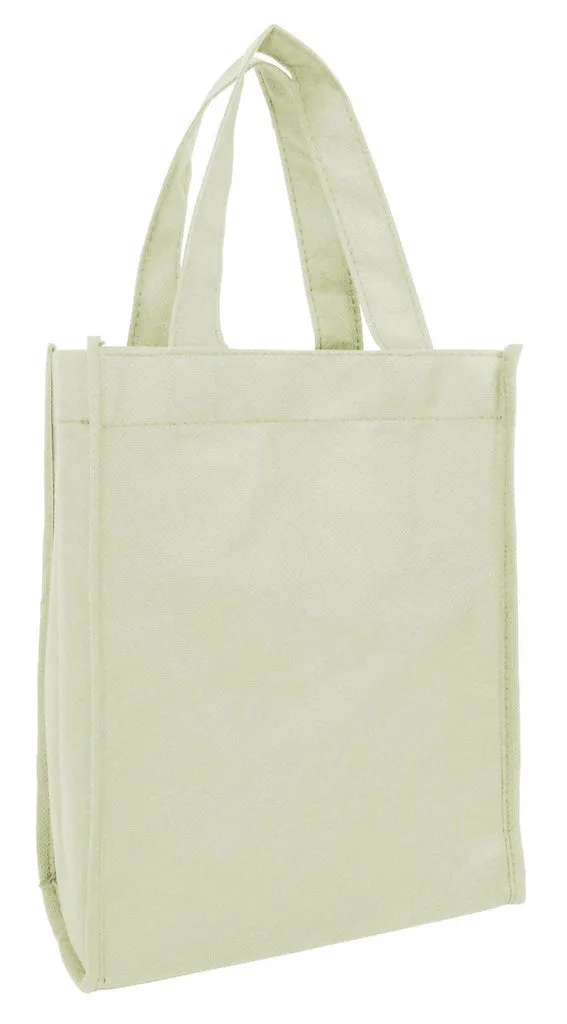 Non Woven 8" Gift Tote Bag / Economy Book Bag - GN18
