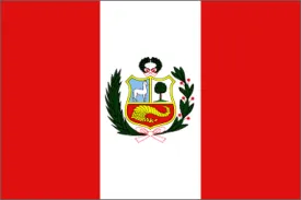 Peru (State) National Flag Printed