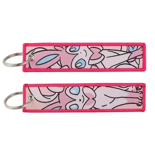 Pokémon Embroidered Tag Keychain