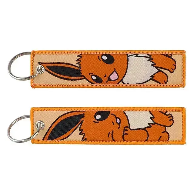Pokémon Embroidered Tag Keychain