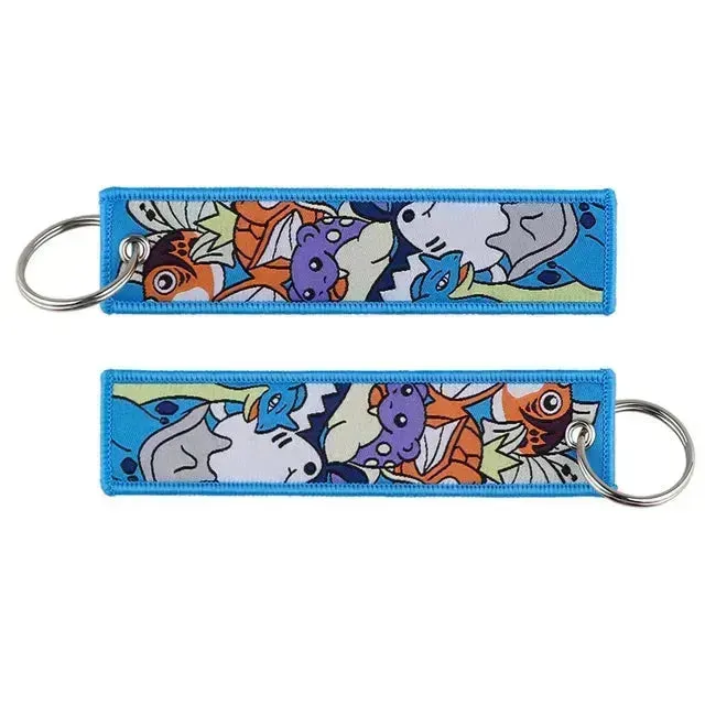 Pokémon Embroidered Tag Keychain