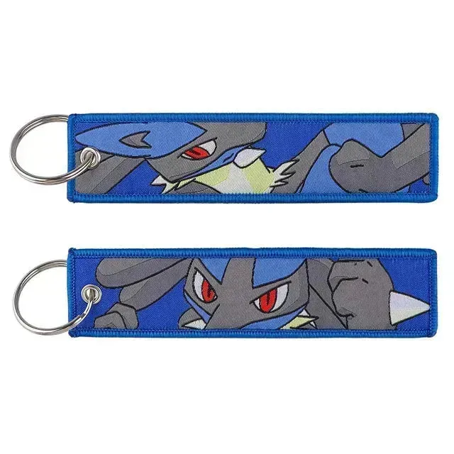 Pokémon Embroidered Tag Keychain