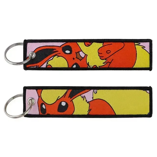 Pokémon Embroidered Tag Keychain