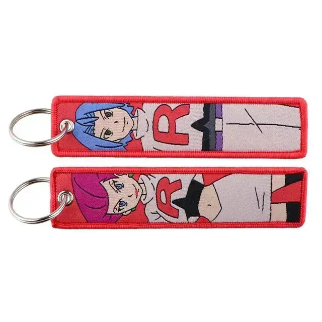Pokémon Embroidered Tag Keychain