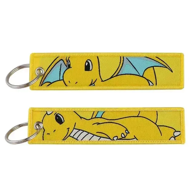 Pokémon Embroidered Tag Keychain