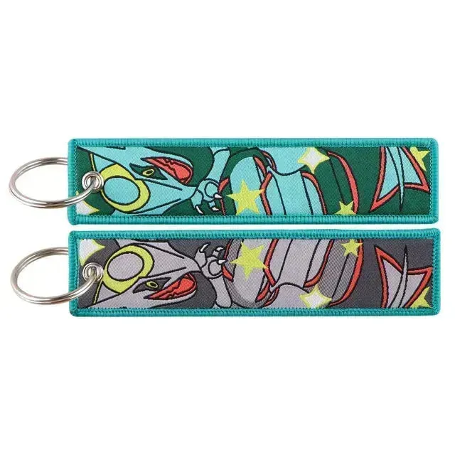 Pokémon Embroidered Tag Keychain