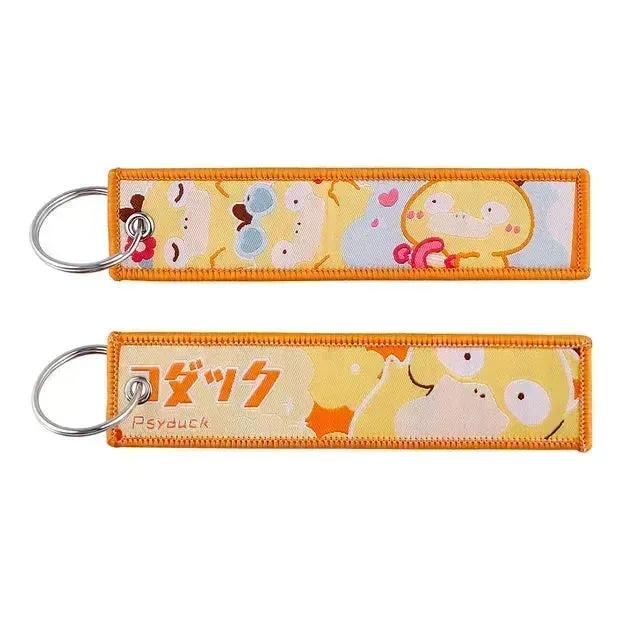 Pokémon Embroidered Tag Keychain