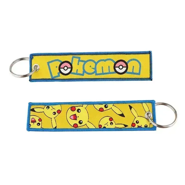 Pokémon Embroidered Tag Keychain