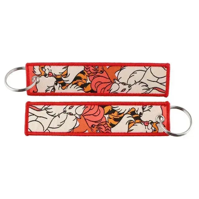 Pokémon Embroidered Tag Keychain
